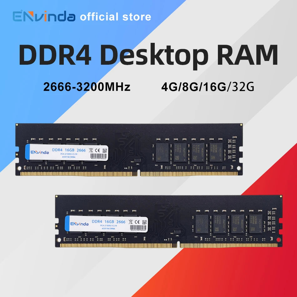 ENVINDA 8GB/16GB DDR4 3200MHz Desktop RAM