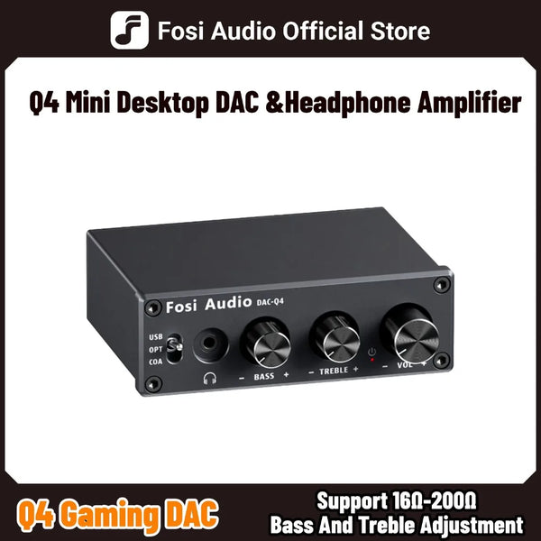 Fosi Audio USB Gaming DAC & Headphone Amp