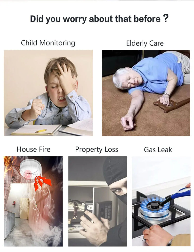 4G WiFi Smart Home Security Alarm System