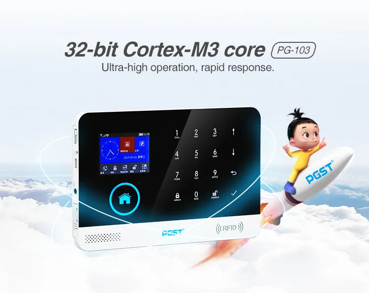 4G WiFi Smart Home Security Alarm System