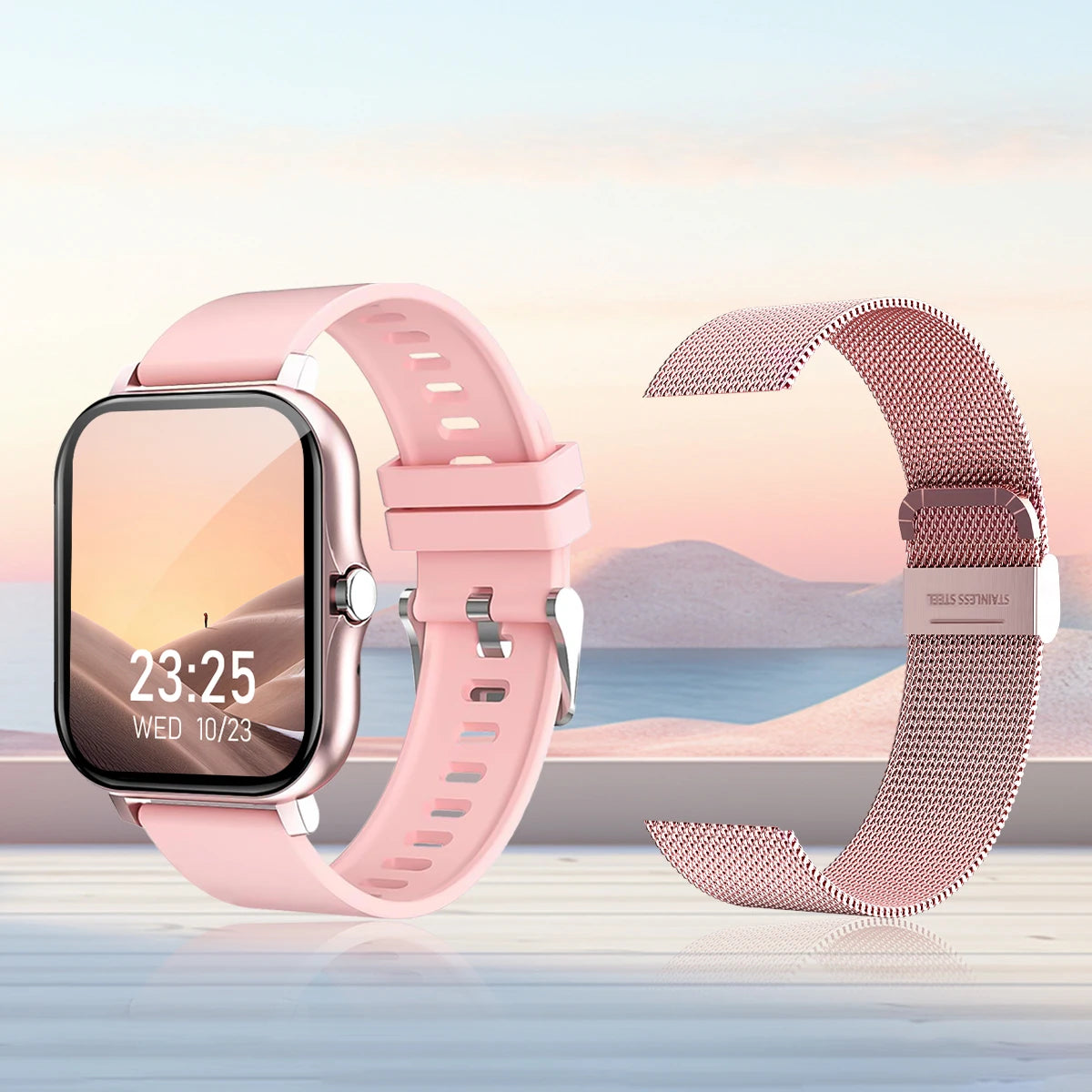 Smart Watch with Wireless Calling & Fitness Tracking