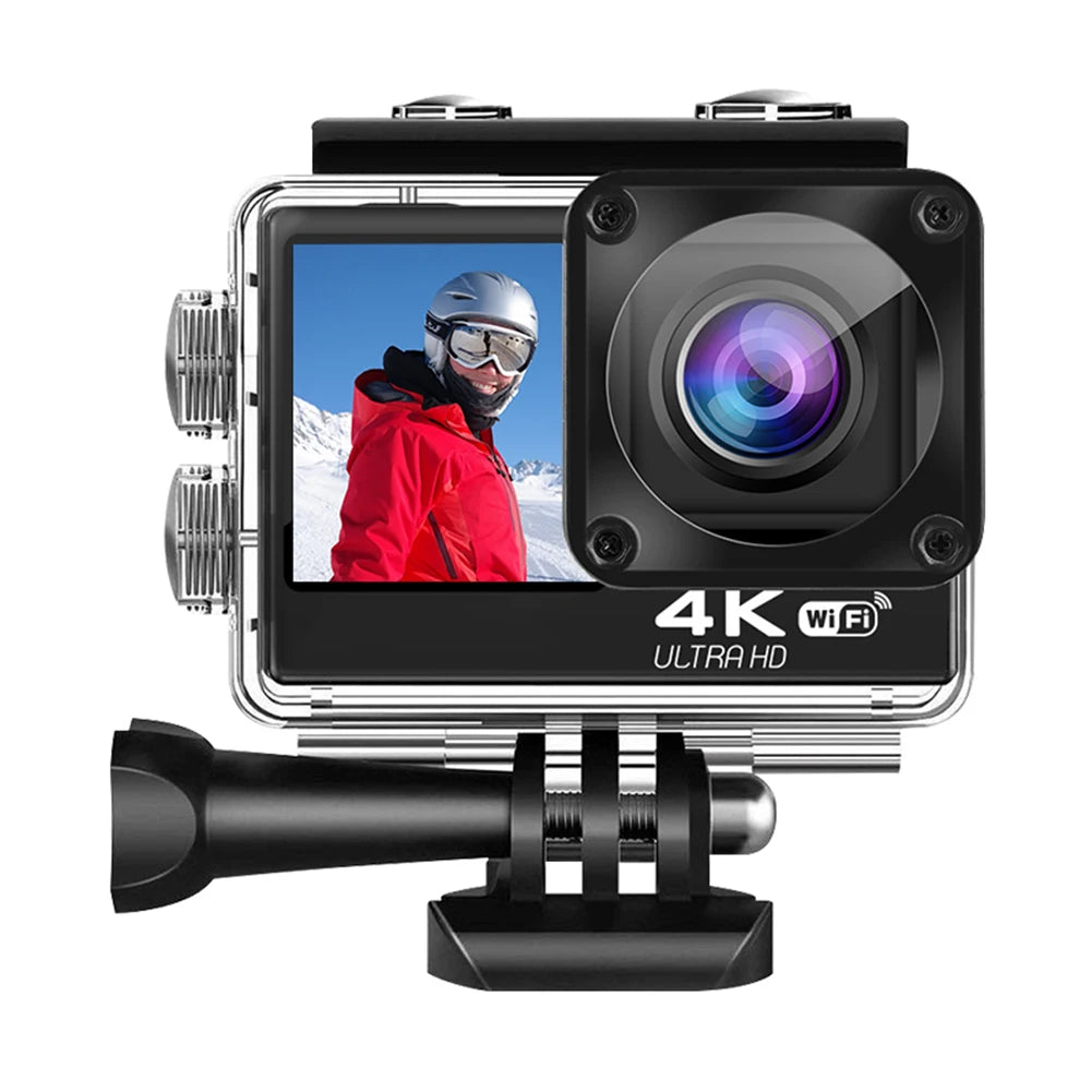 4K Dual Screen Waterproof Action Camera – 30FPS