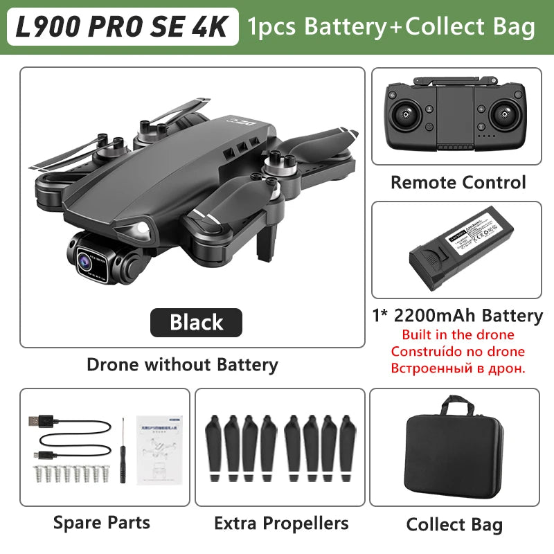 LYZRC L900 PRO 4K Drone – GPS FPV Quadcopter with Dual Camera & 5G WiFi