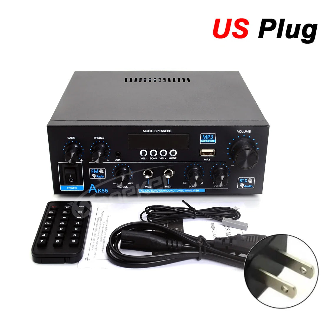 Woopker AK Series Bluetooth Digital Amplifier (AK35/45/45 Pro/55)