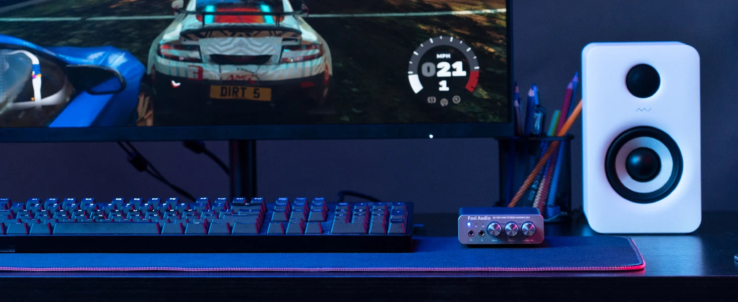Fosi Audio K5 PRO USB Gaming DAC & Headphone Amp