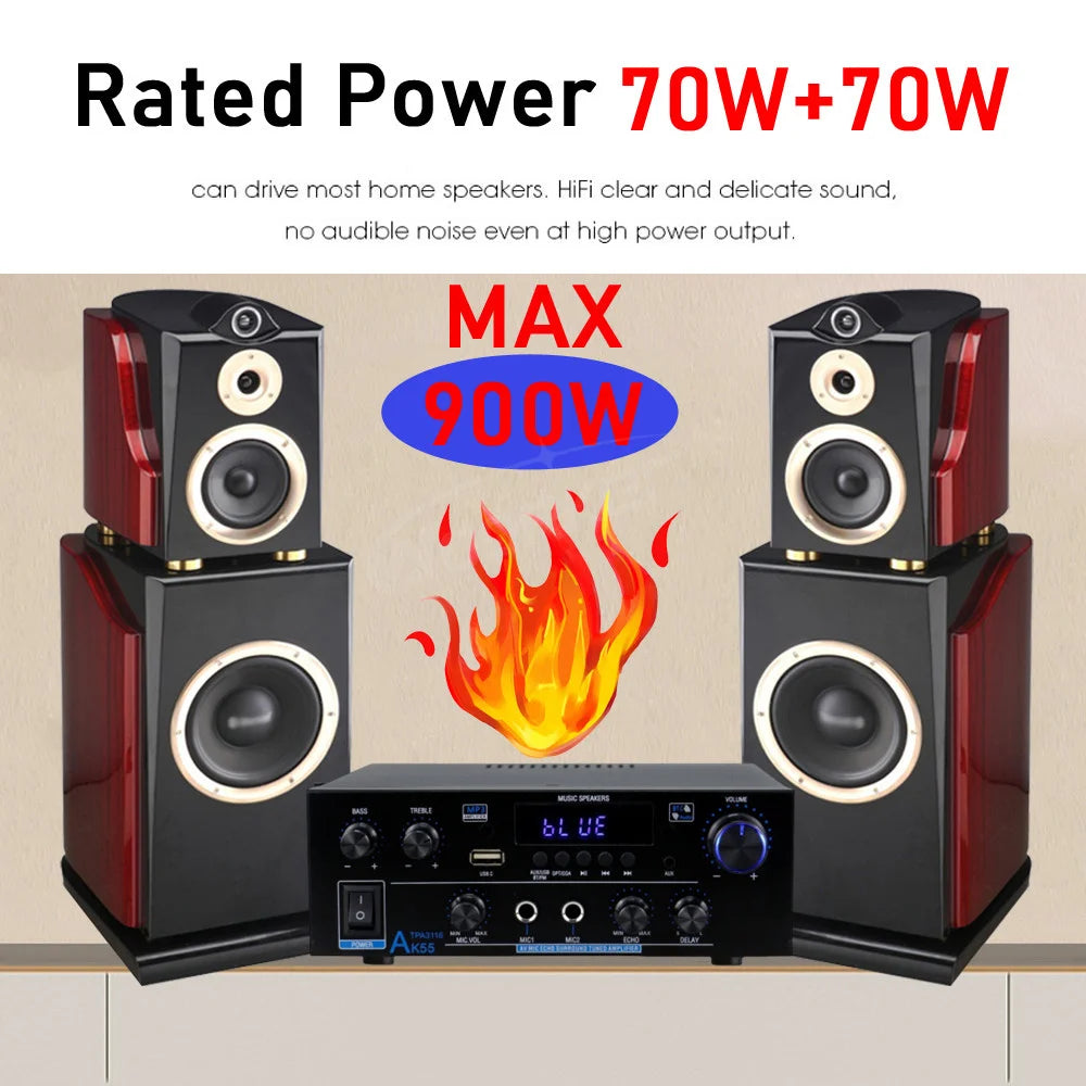 Woopker AK Series Bluetooth Digital Amplifier (AK35/45/45 Pro/55)