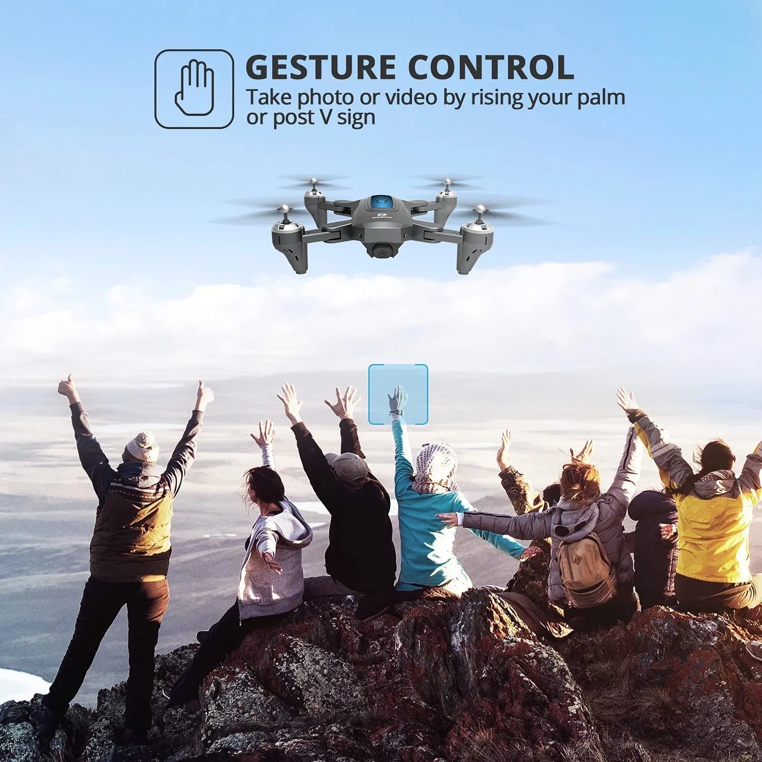 Deerc D10 1080P FPV Drone with Dual Batteries