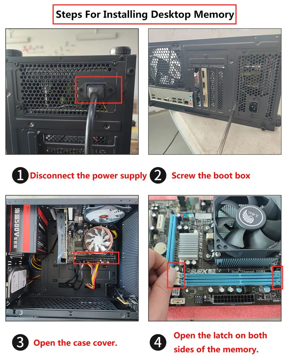 ENVINDA 8GB/16GB DDR4 3200MHz Desktop RAM