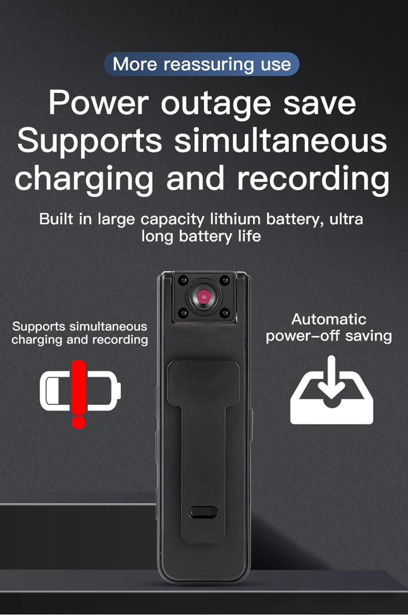 Xiaomi A9 – 1080P HD Mini Camera with Night Vision for Outdoor Sports