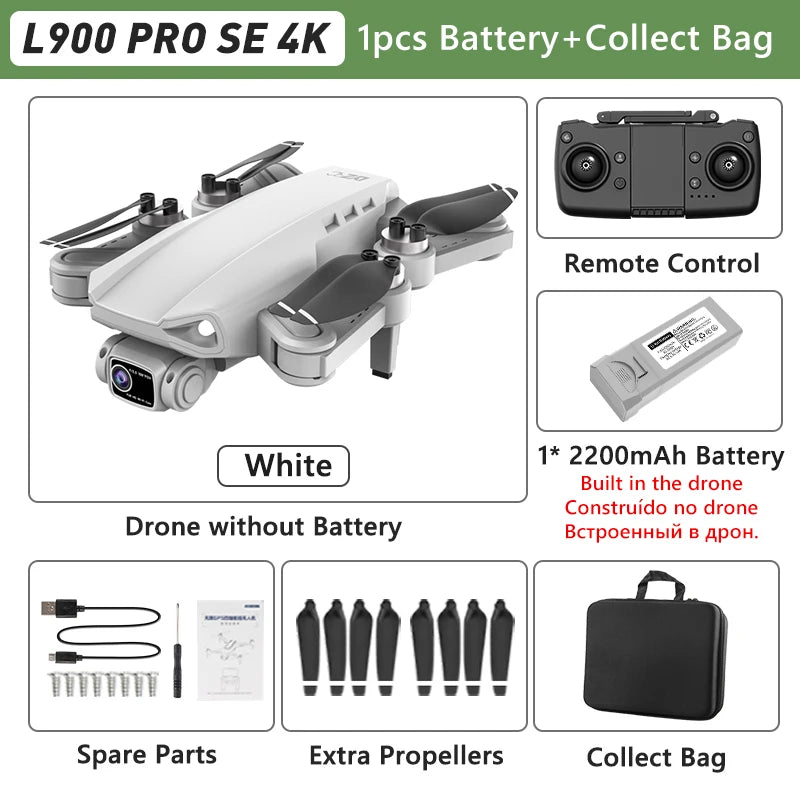 LYZRC L900 PRO 4K Drone – GPS FPV Quadcopter with Dual Camera & 5G WiFi
