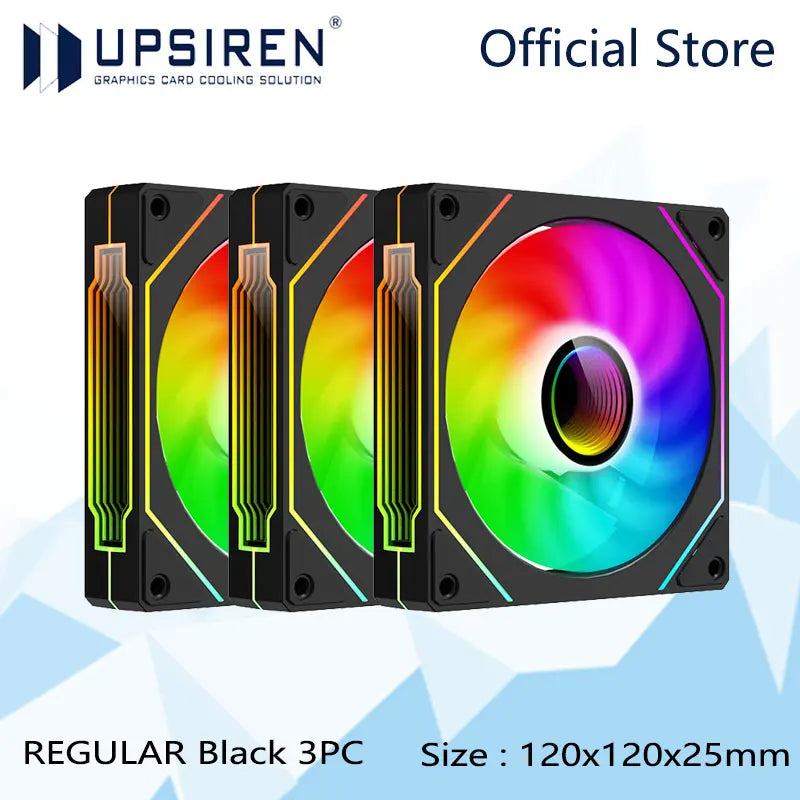 UPSIREN UF-1 PRISM 4 PRO 12cm ARGB Cooling Fan