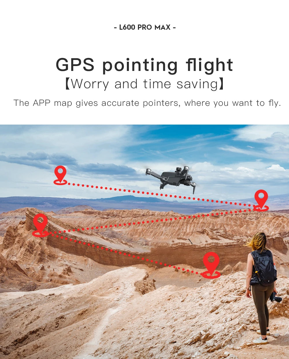 L600 PRO MAX 4K GPS Drone – Dual Camera, 3-Axis Gimbal & 360° Obstacle Avoidance