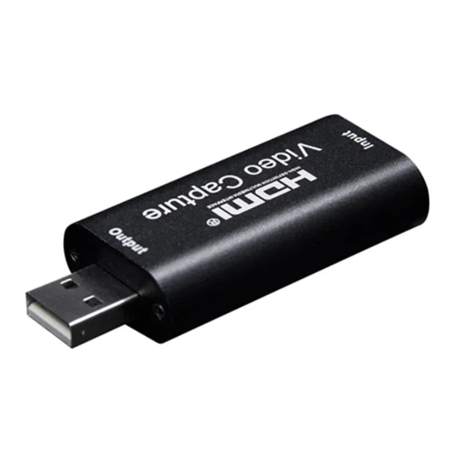 4K USB Video Capture Card – HDMI Grabber for Game, Camera & Live Streaming