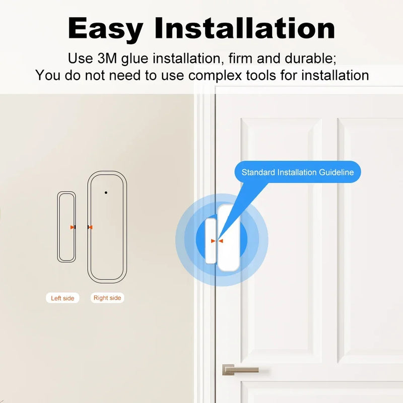 Tuya Zigbee Door & Window Sensor with Smart Home Security Alarm