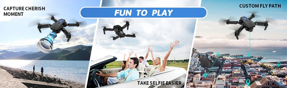 E99Pro Drone with 1080P Dual Camera & Altitude Hold