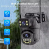 4K 8MP WiFi PTZ Security Camera with Dual Lens & AI Human Detection