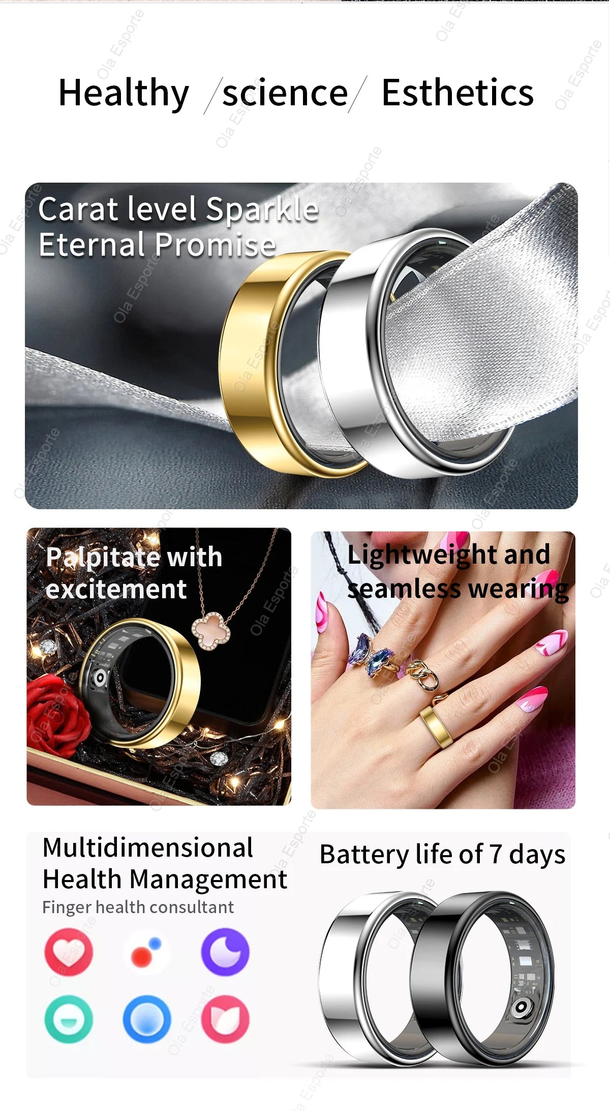 2025 Smart Ring for Xiaomi – Health & Fitness Tracker