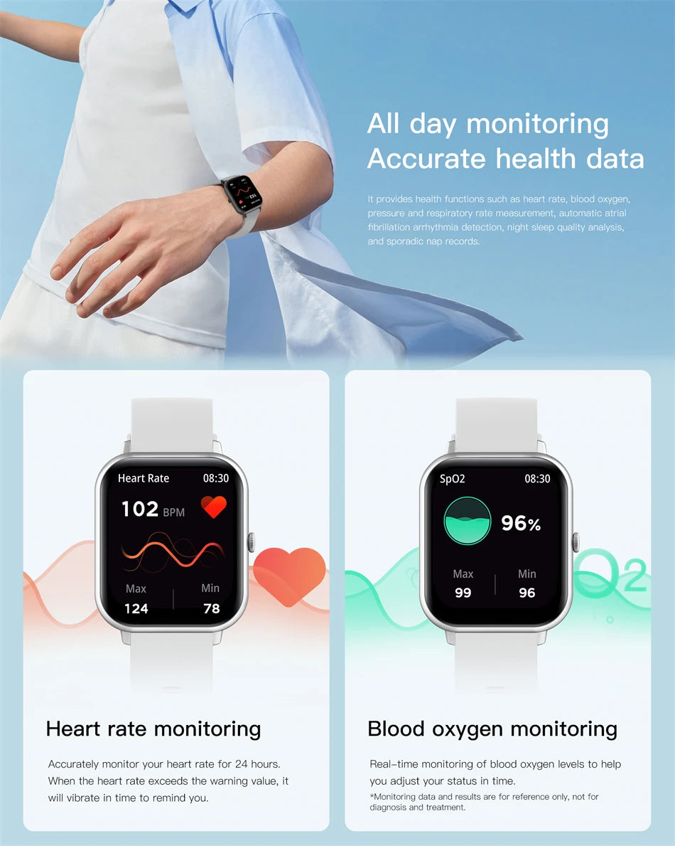 Xiaomi 2025 Smart Watch with Bluetooth Call & Fitness Tracker