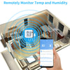 Tuya WiFi Smart Temperature & Humidity Sensor with Backlight, Works with Alexa & Google