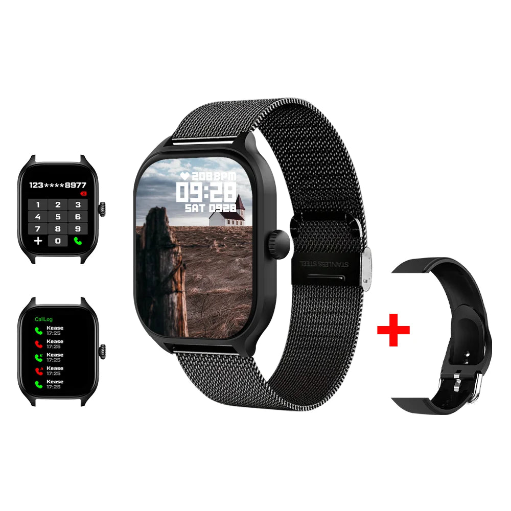 LAXASFIT H9 Smartwatch 2025 – Bluetooth Call & Health Monitor