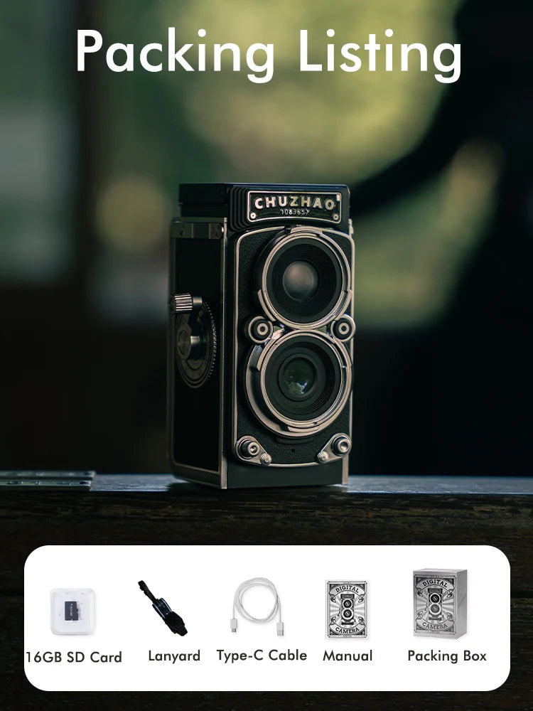 CHUZHAO Mini Retro 12MP Digital Camera
