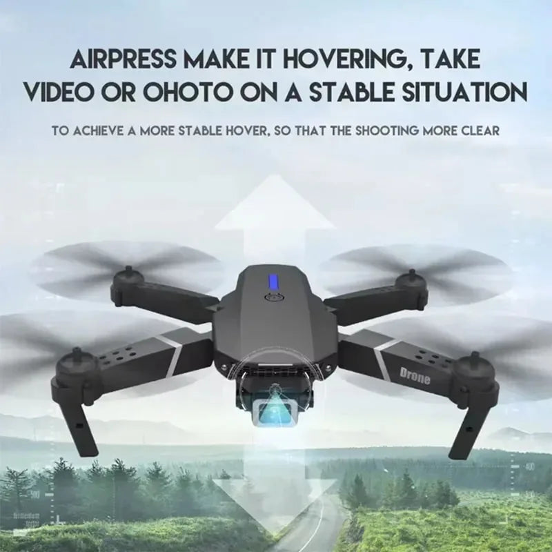 2024 E88Pro Foldable 4K RC Drone with 3 Batteries