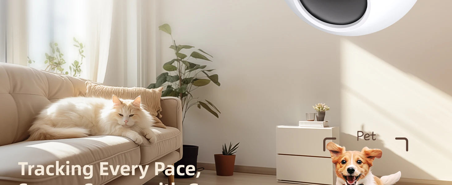 Blurams 2K Indoor WiFi Security Camera – 360° PTZ