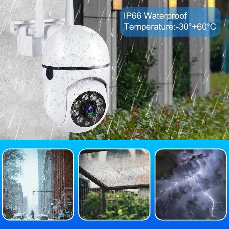 3MP WiFi Outdoor IP Camera with Human Detection & Night Vision