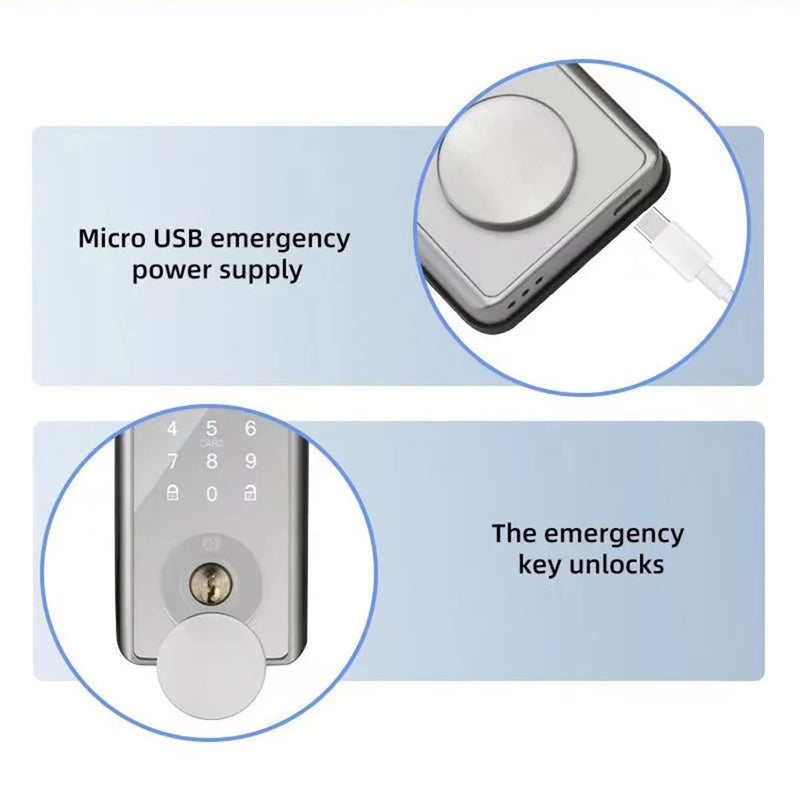 Smart Bluetooth Door Lock with Tuya App
