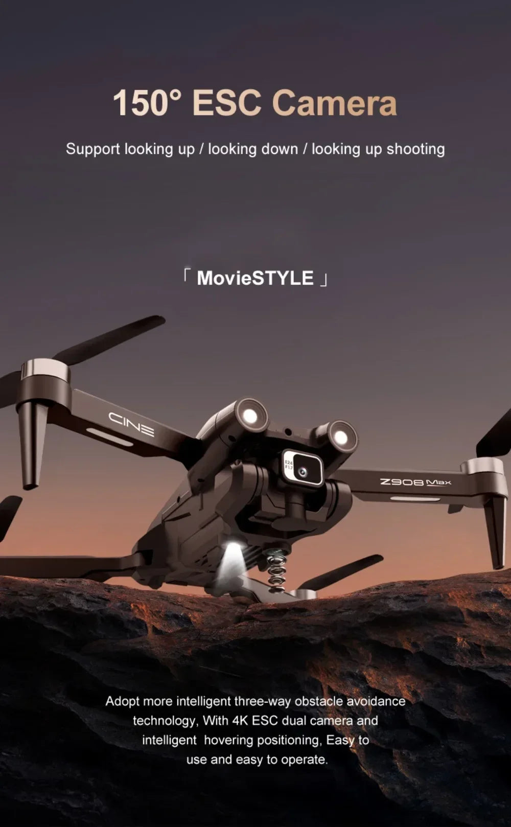 Xiaomi Mijia Z908 Pro/MAX 8K Drone with 3-Sided Obstacle Avoidance & 4K ESC Camera