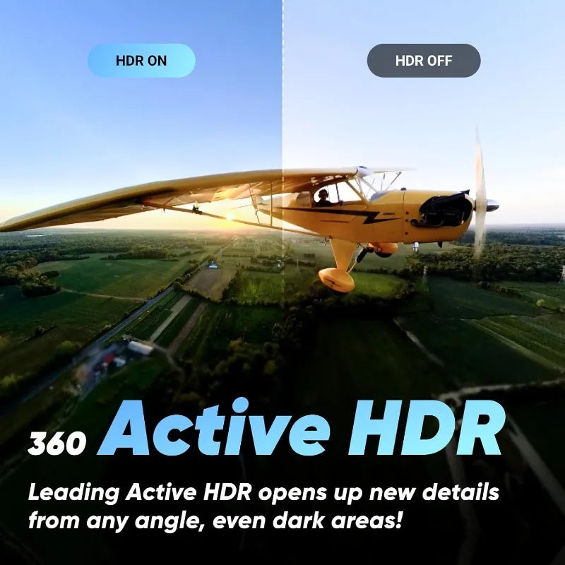 X3 Waterproof 360 Action Camera – 5.7K HDR & 72MP