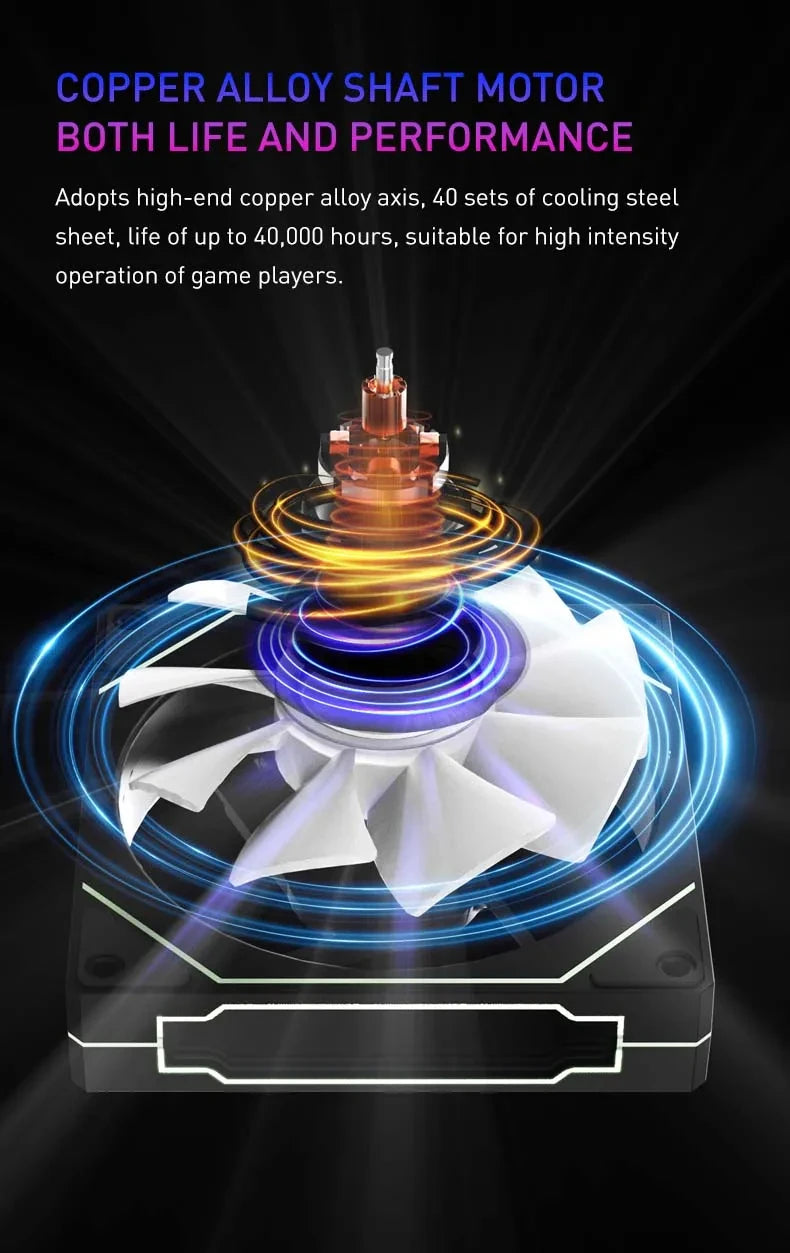 UPSIREN UF-1 PRISM 4 PRO 12cm ARGB Cooling Fan