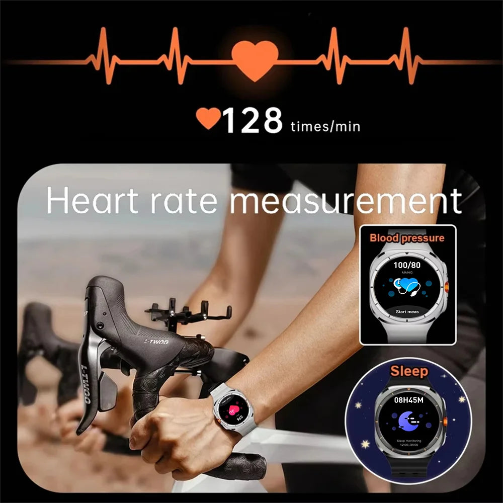 LAXASFIT GT7 Ultra – AMOLED Smartwatch with Bluetooth Calling & Fitness Tracking