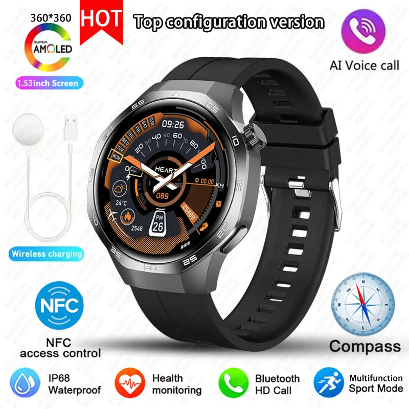 Huawei Watch GT5 Pro – AMOLED Smartwatch with GPS, NFC & Bluetooth Calling
