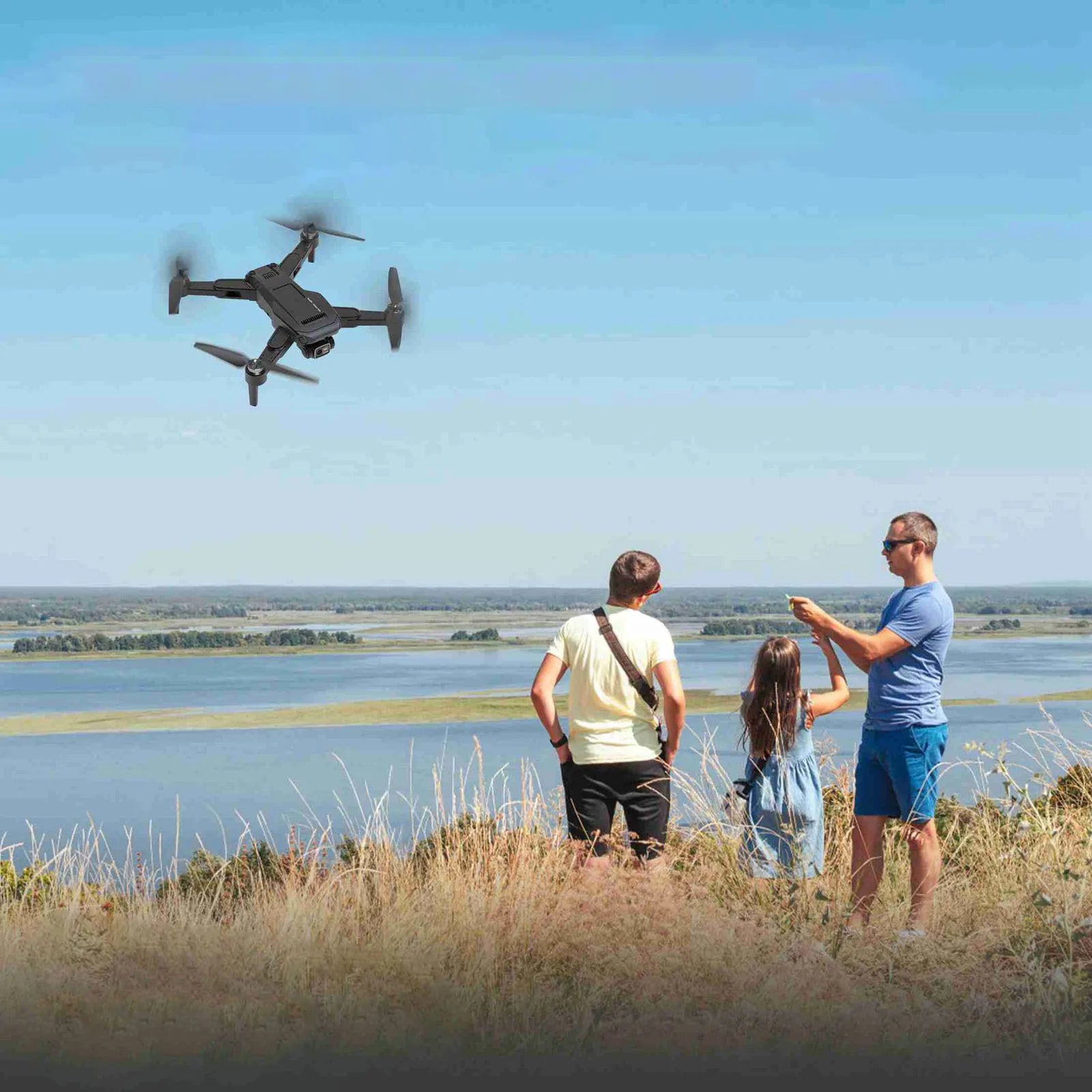 GPS Brushless RC Drone with 2 Batteries