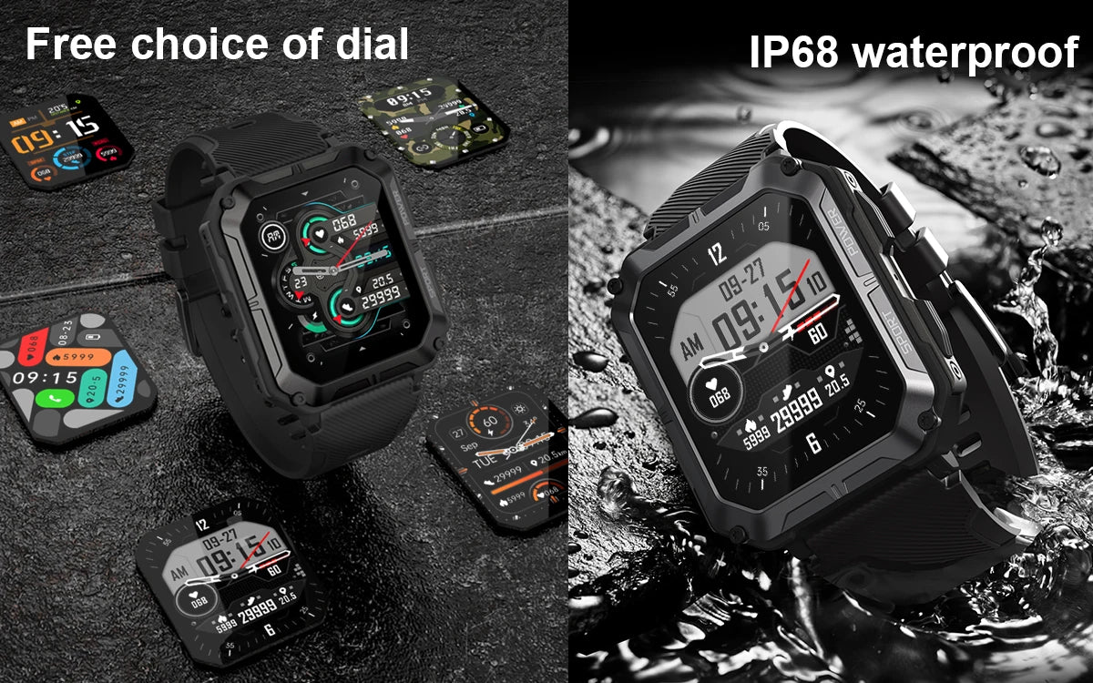 C20 Pro Smart Watch with Voice Assistant