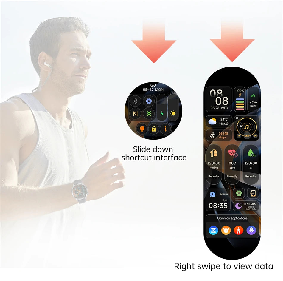 GT5 PRO Smartwatch – AMOLED Display, GPS, NFC & Bluetooth Calling