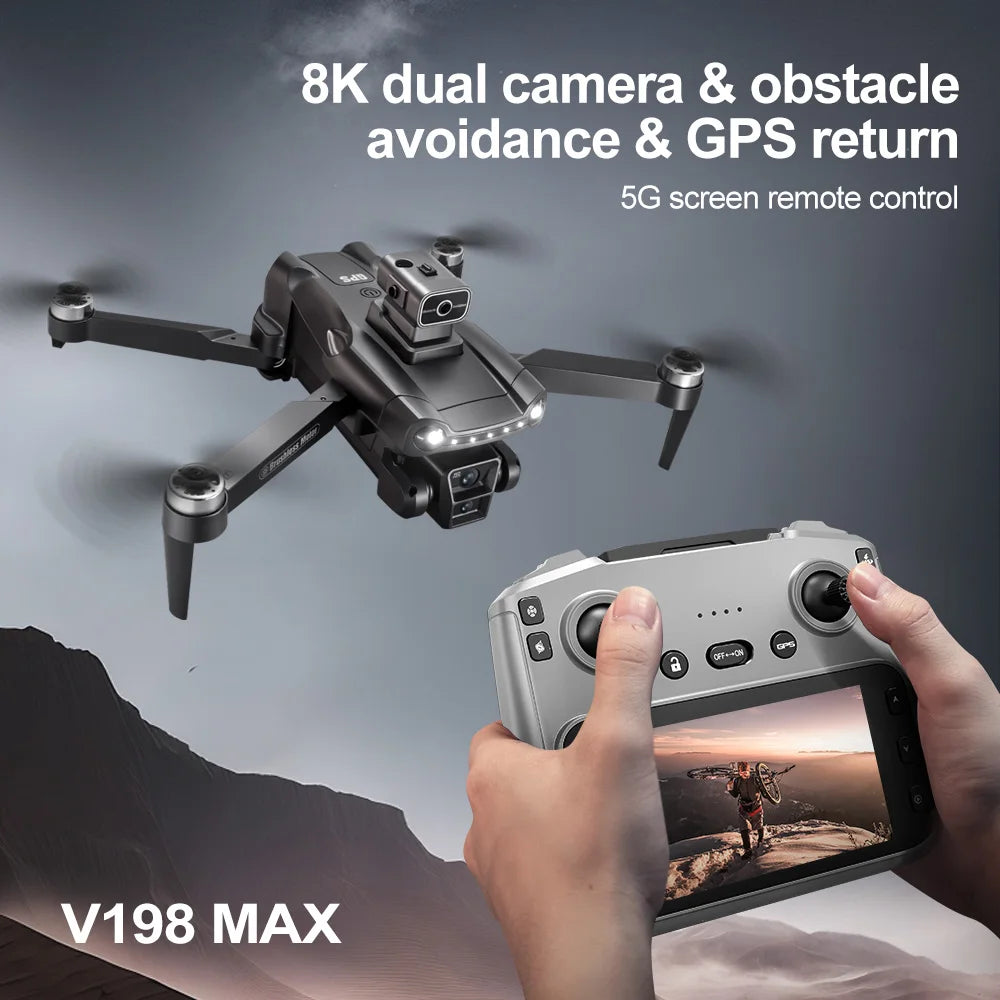 Xiaomi Mijia V198MAX 8K Professional Brushless FPV Drone with Laser Obstacle Avoidance