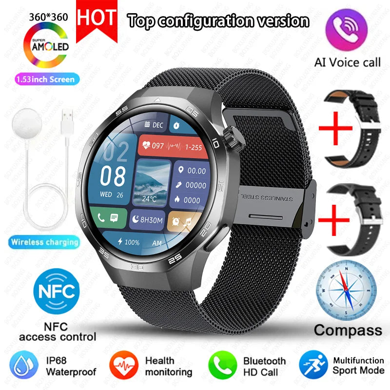 Huawei Watch GT5 Pro – AMOLED Smartwatch with GPS, NFC & Bluetooth Calling