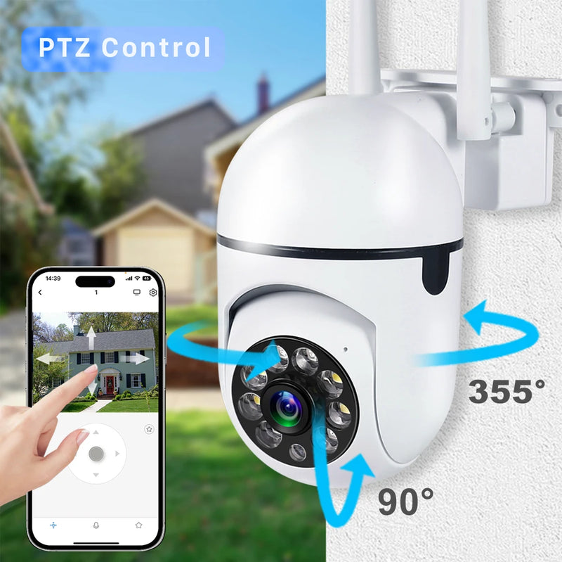 3MP WiFi Outdoor IP Camera with Human Detection & Night Vision