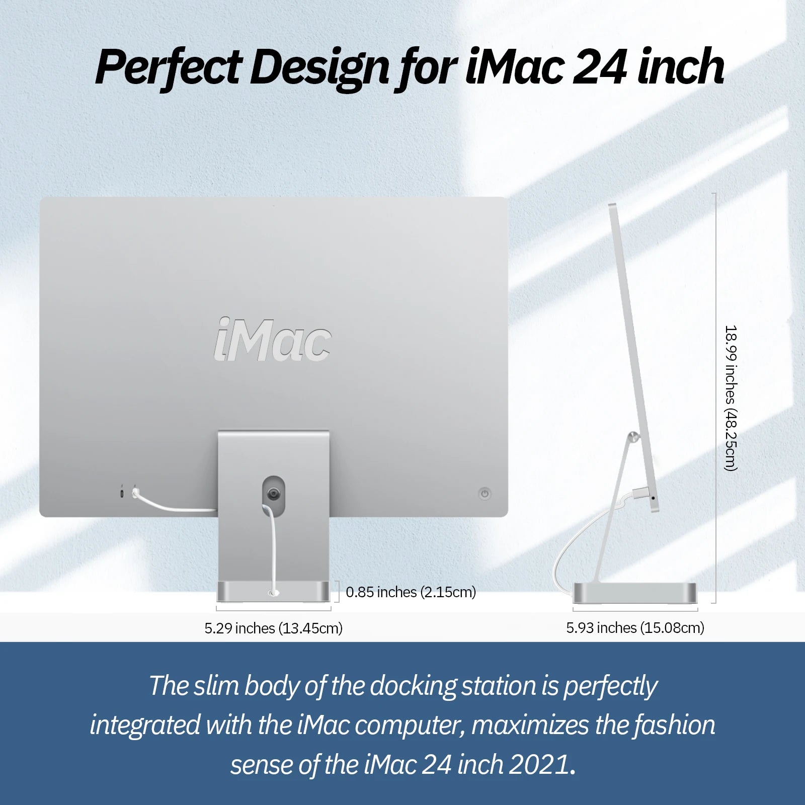 Minisopuru USB-C Hub for iMac 24" (2021–2024) with NVMe SSD Support