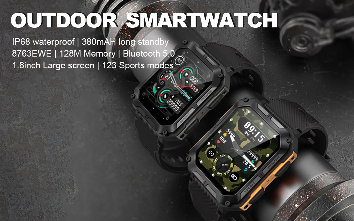 C20 Pro Smart Watch with Voice Assistant
