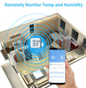 Tuya WiFi Smart Temperature & Humidity Sensor with Backlight, Works with Alexa & Google