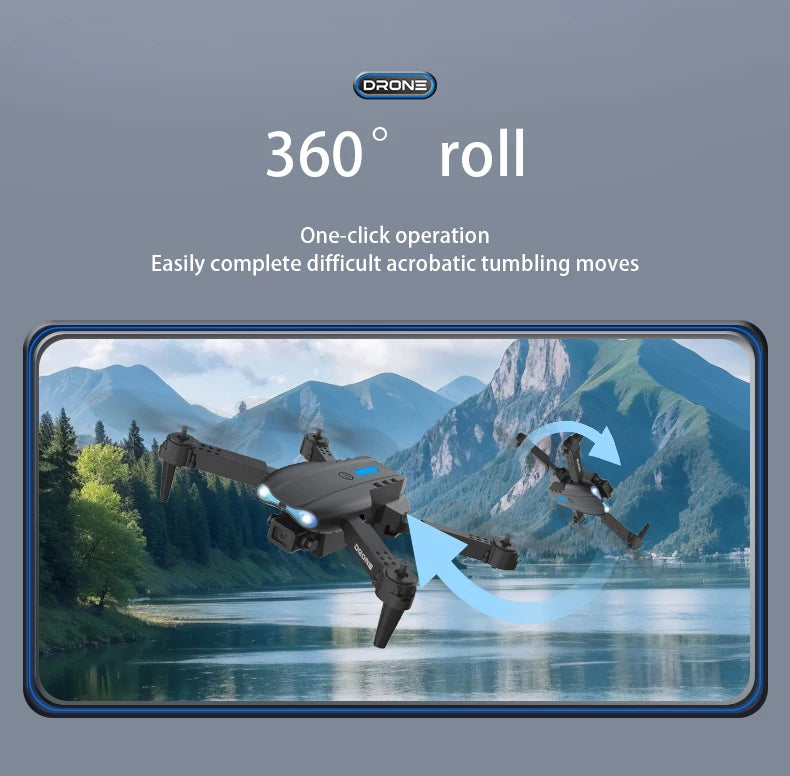 KBDFA E88 8K HD Foldable RC Drone with Wide-Angle Camera