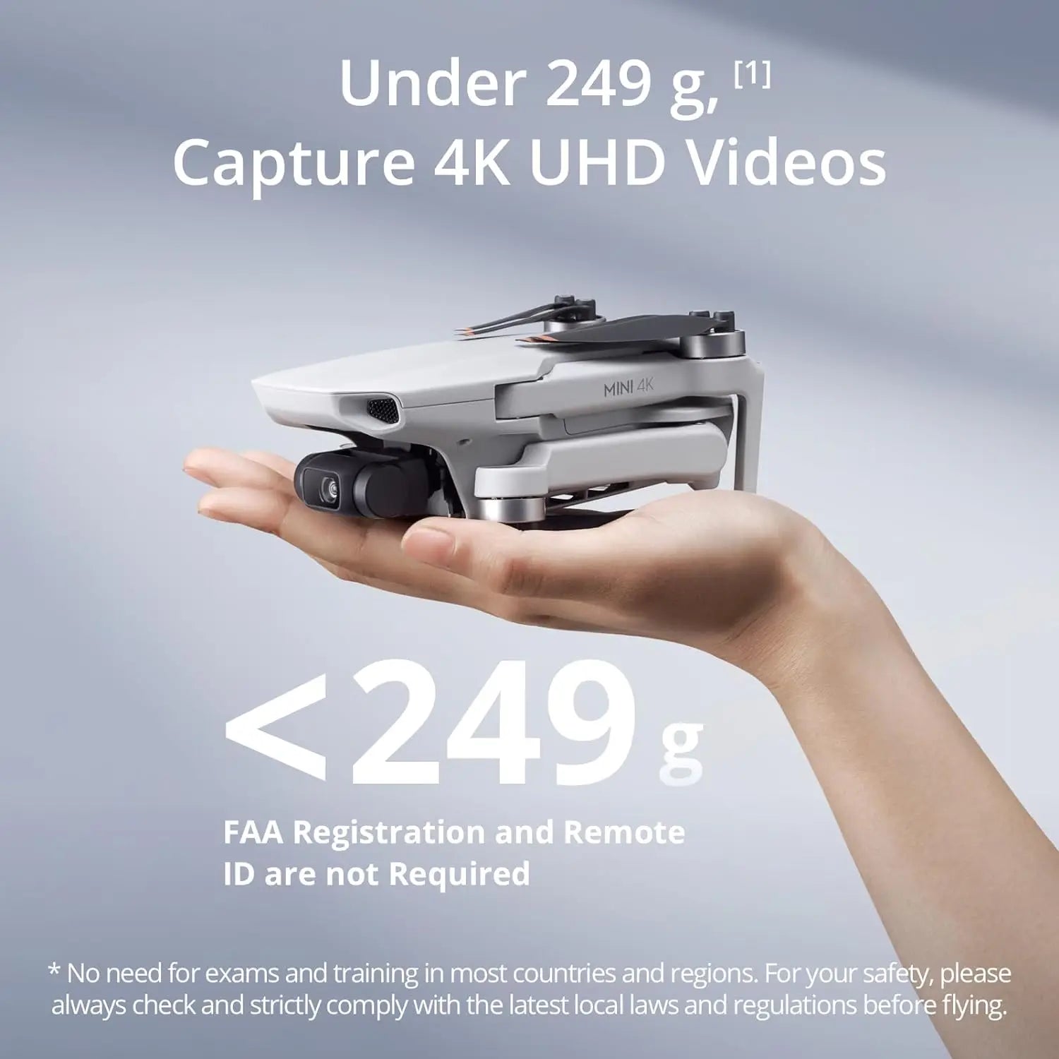 DJI Mini 4K Drone – Compact 4K/30fps HDR Camera with FHD Video Transmission