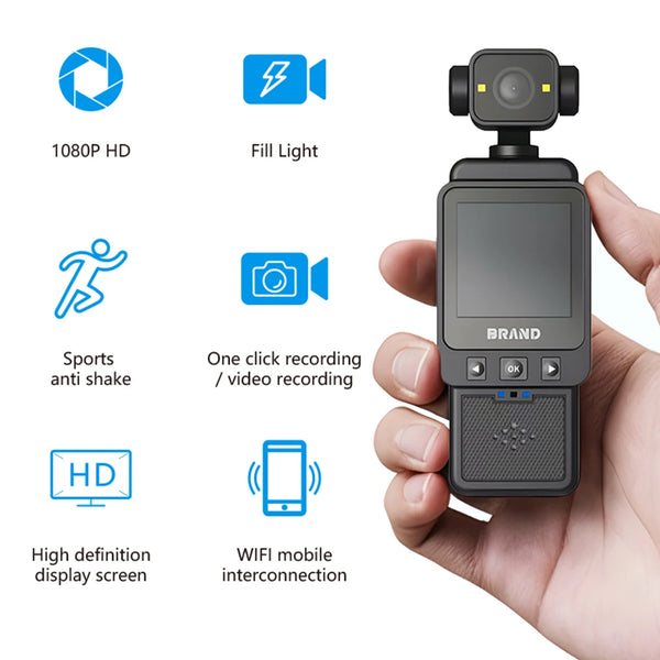 1080P Mini Rotating Action & Body Camera