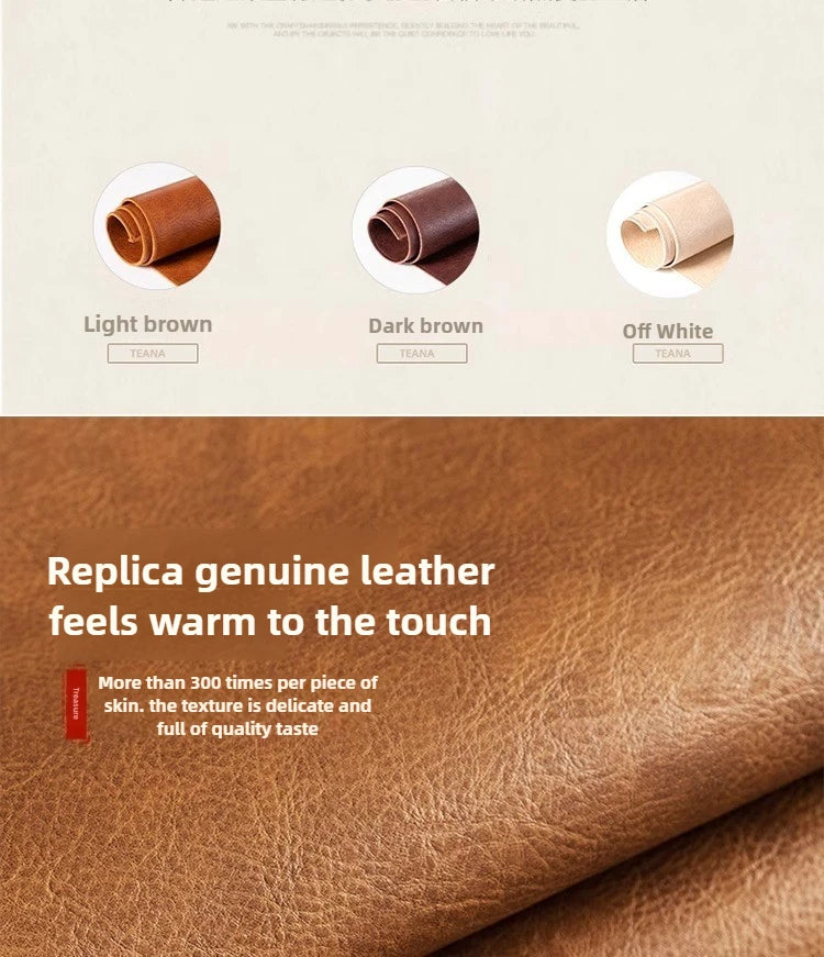 Retro PU Leather Mouse Pad Desk Mat