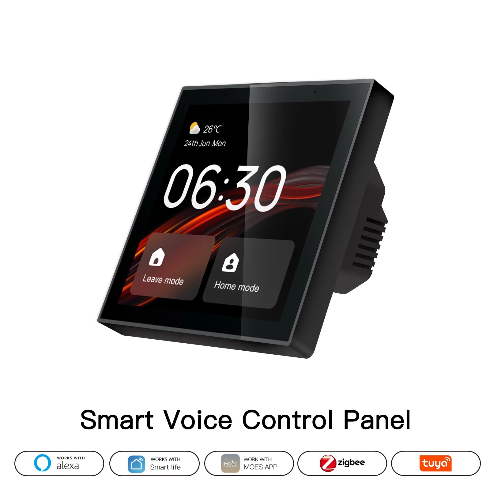 MOES 4" WiFi Touch Panel – Tuya Screen with Alexa & Zigbee Gateway Integration