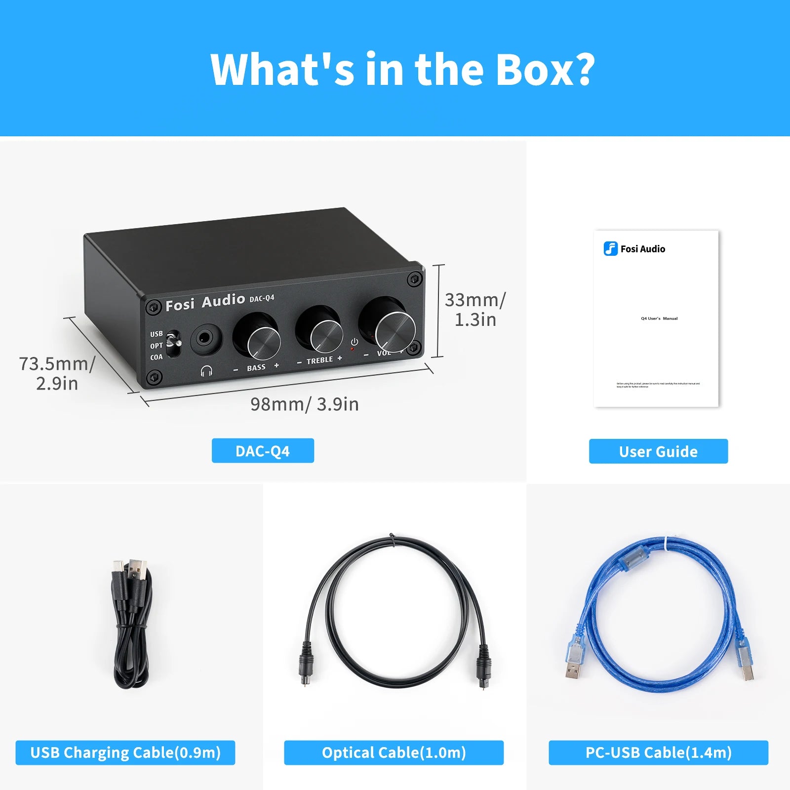 Fosi Audio USB Gaming DAC & Headphone Amp
