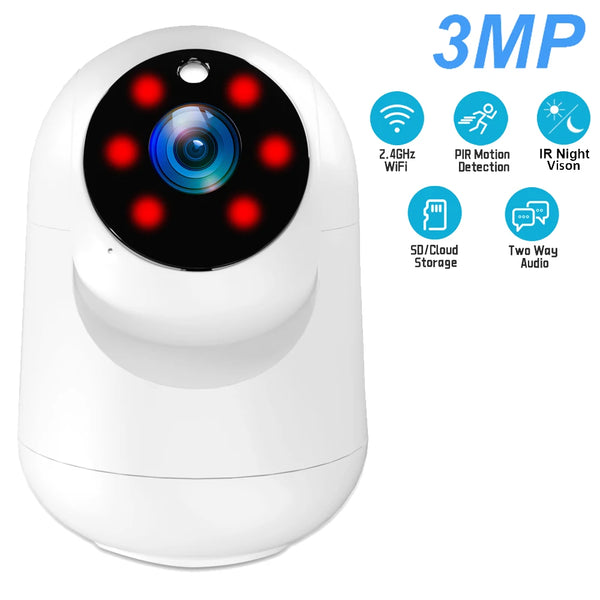 5MP WiFi Indoor Camera with AI Motion Detection & Baby Monitor